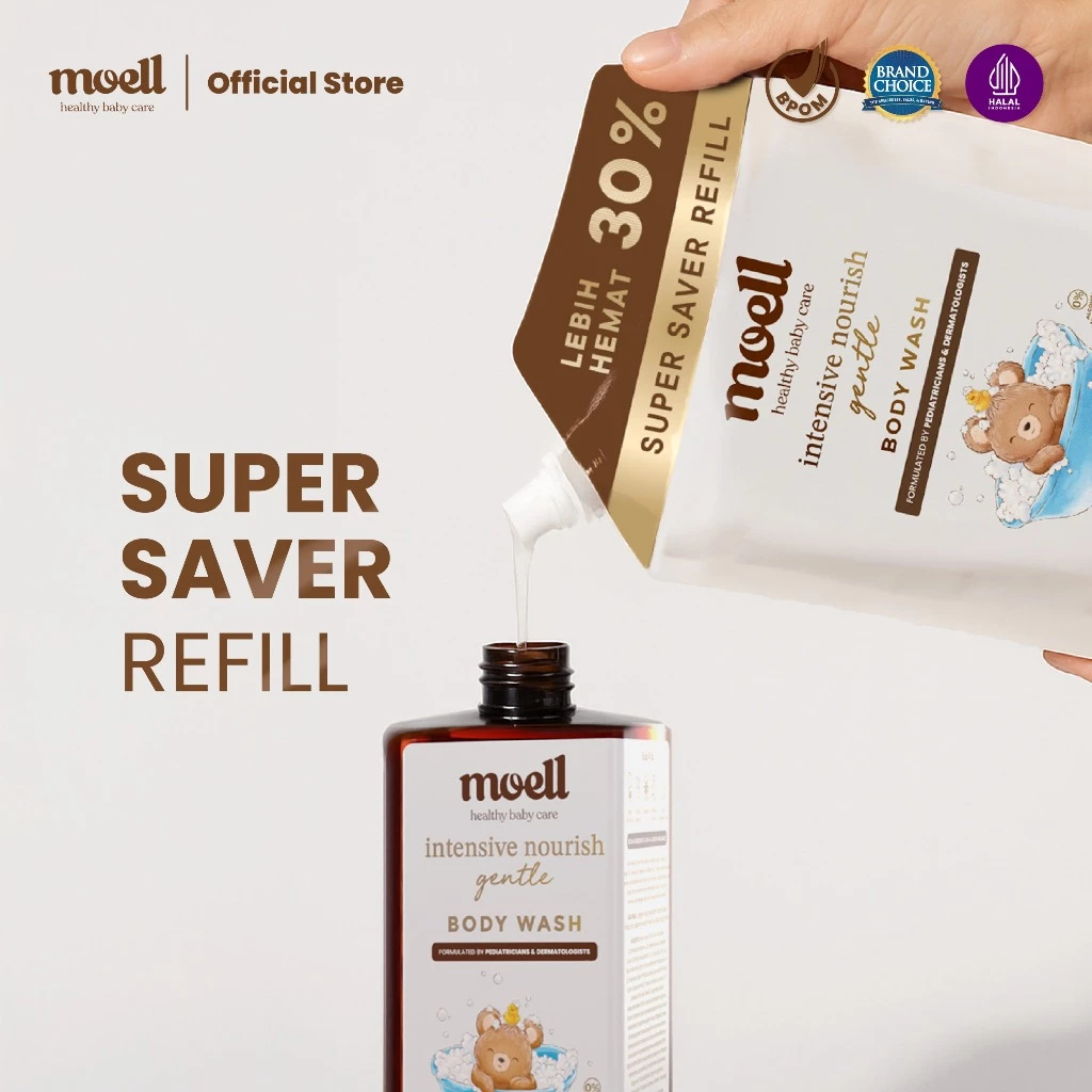 Moell Gentle Body Wash Refill 500gr slide 3