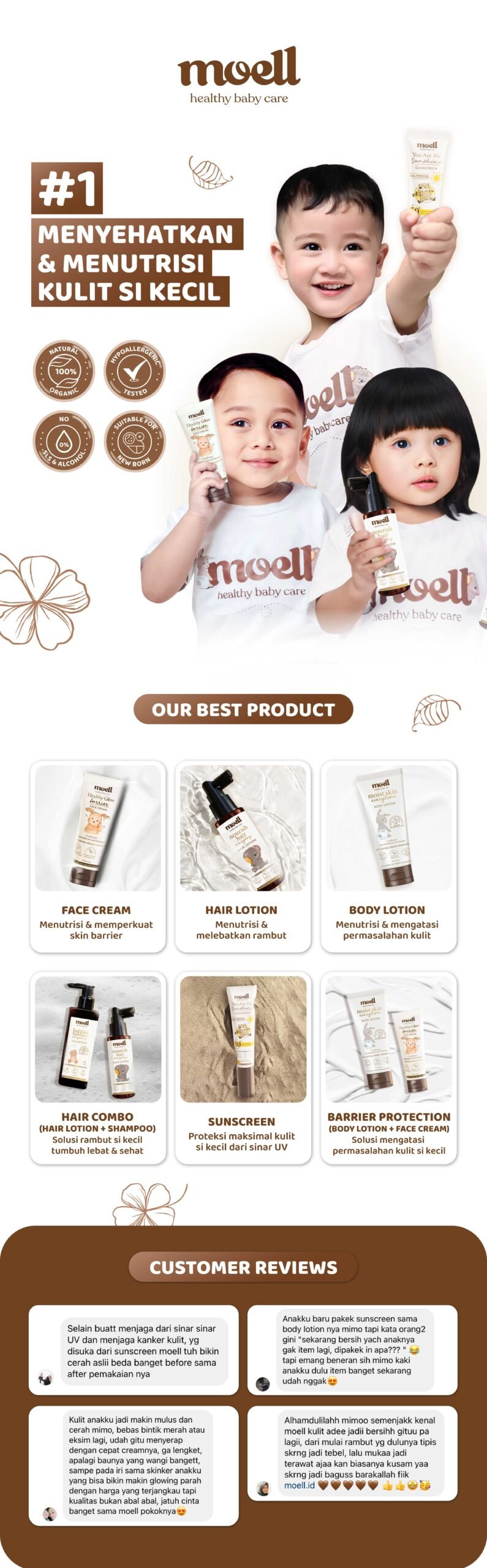 Moell healthy baby care