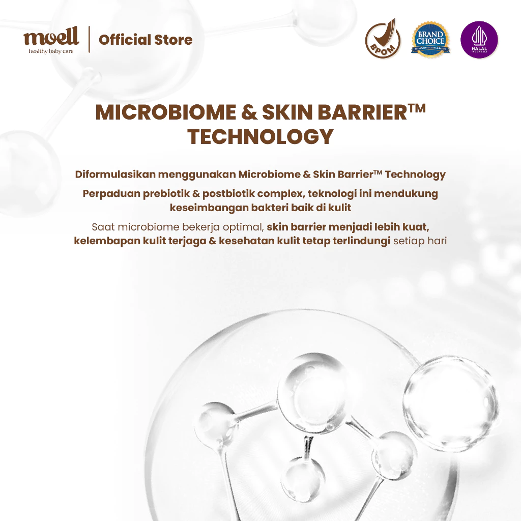 Moell Gentle Sabun Mandi Bayi Anak Kemasan Refill 500gr 1