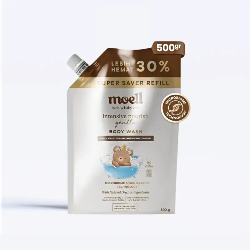 Moell Gentle Sabun Mandi Bayi Anak Kemasan Refill 500gr 6 Moell Gentle Sabun Mandi Bayi Anak Kemasan Refill 500gr 6