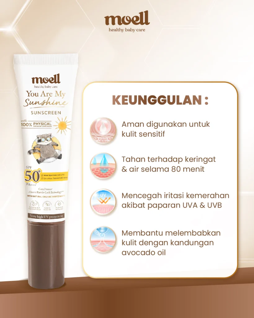 Moell Physical Sunscreen Anak 30gr 6