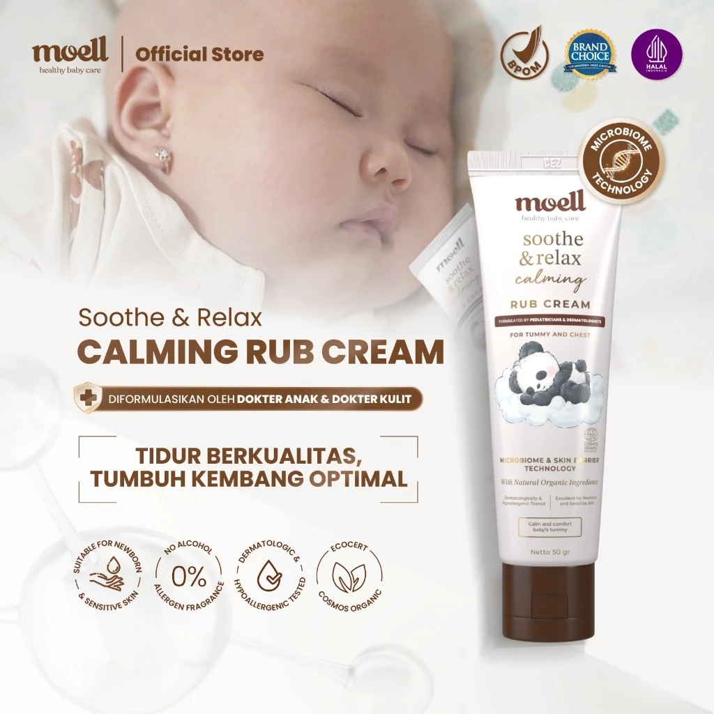 Moell Soothing Calming Rub Cream 50gr 1